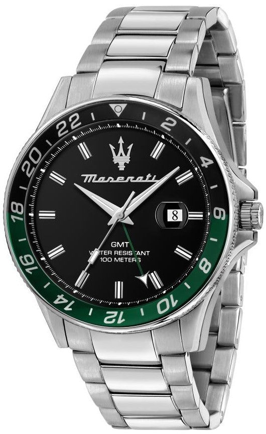 Maserati Sfida Stainless Steel Black Dial Quartz R8853140005 100M Men's Watch - Premium  from Rapidvehicles - Just $283.99! Shop now at Rapidvehicles