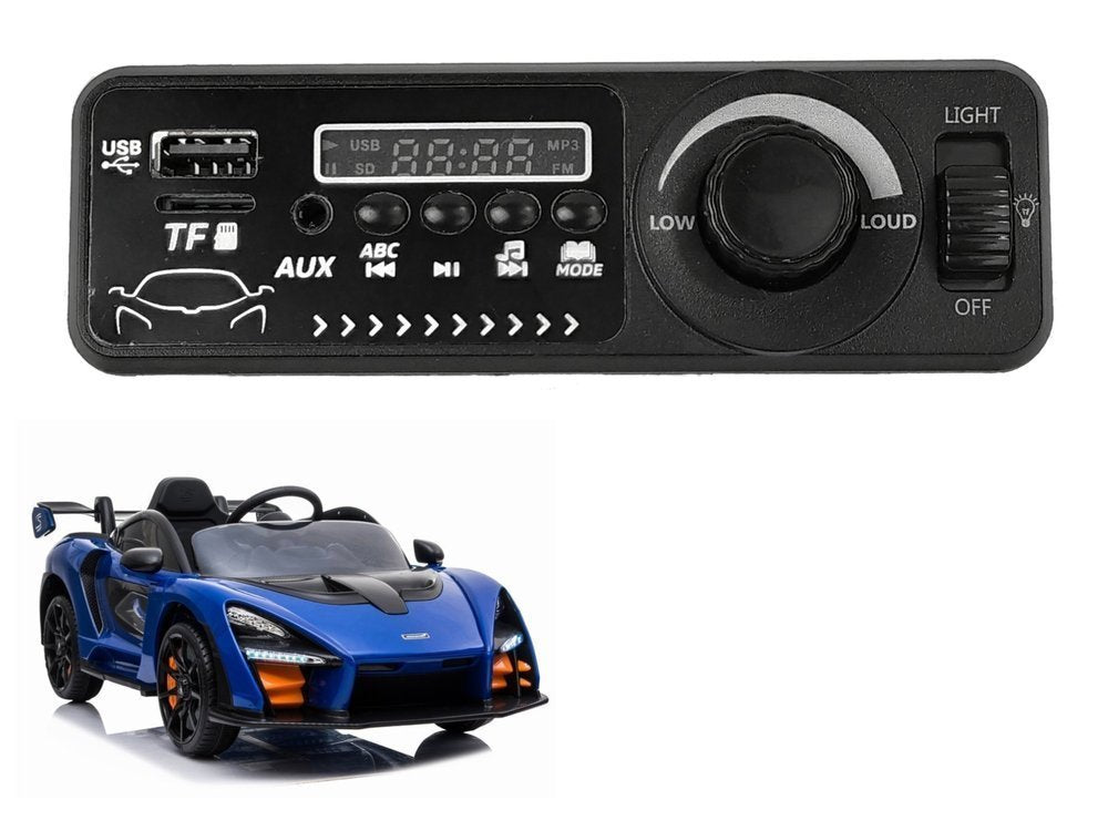 Music panel for the McLaren Senna Vehicle - Premium  from Rapidvehicles - Just $26.99! Shop now at Rapidvehicles