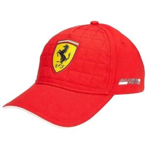 Ferrari SF FW Quilt Cap 130181044-600 - Premium  from Rapidvehicles - Just $23.99! Shop now at Rapidvehicles