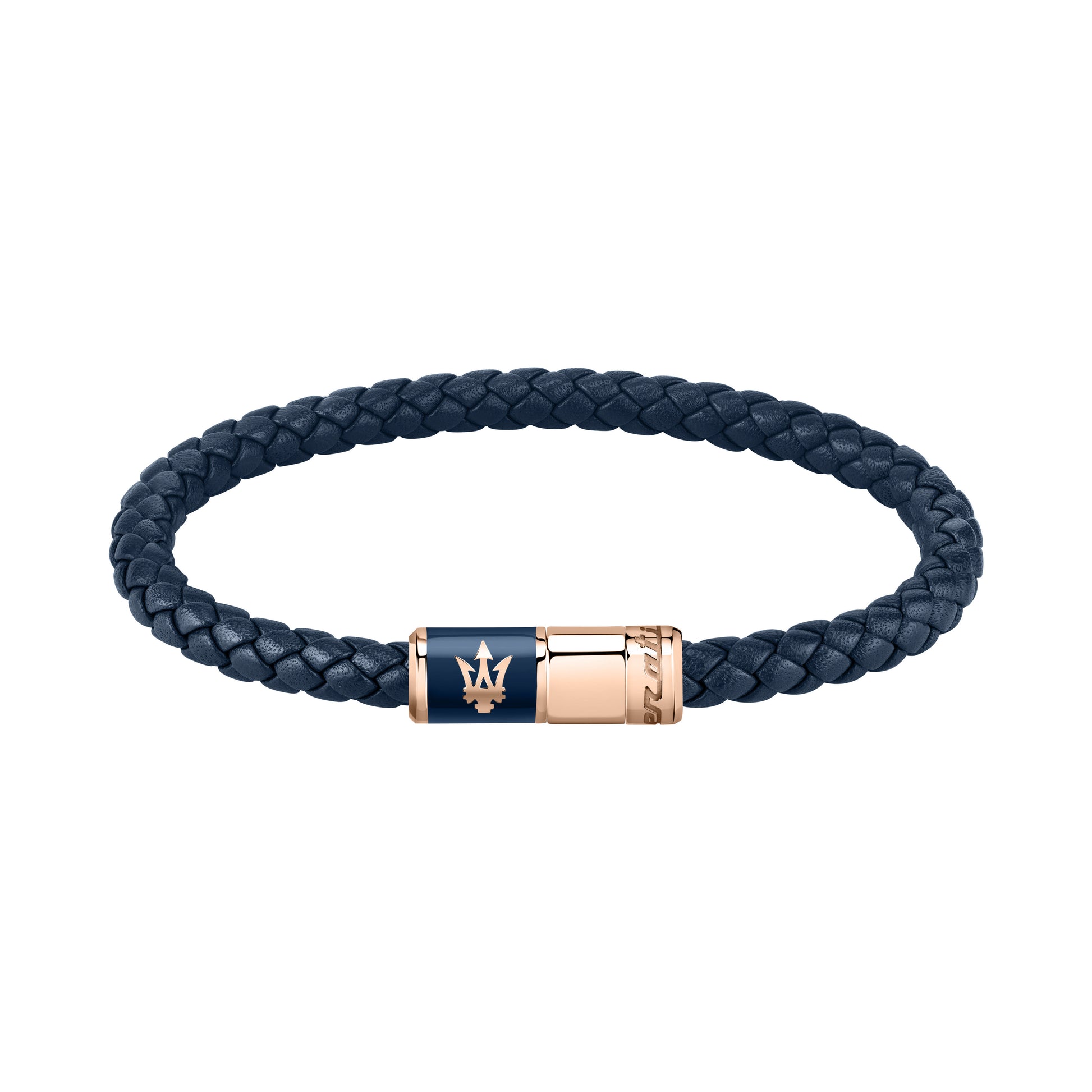 Maserati Jewels Recycled Leather And Stainless Steel Bracelet - Premium  from Rapidvehicles - Just $105.29! Shop now at Rapidvehicles