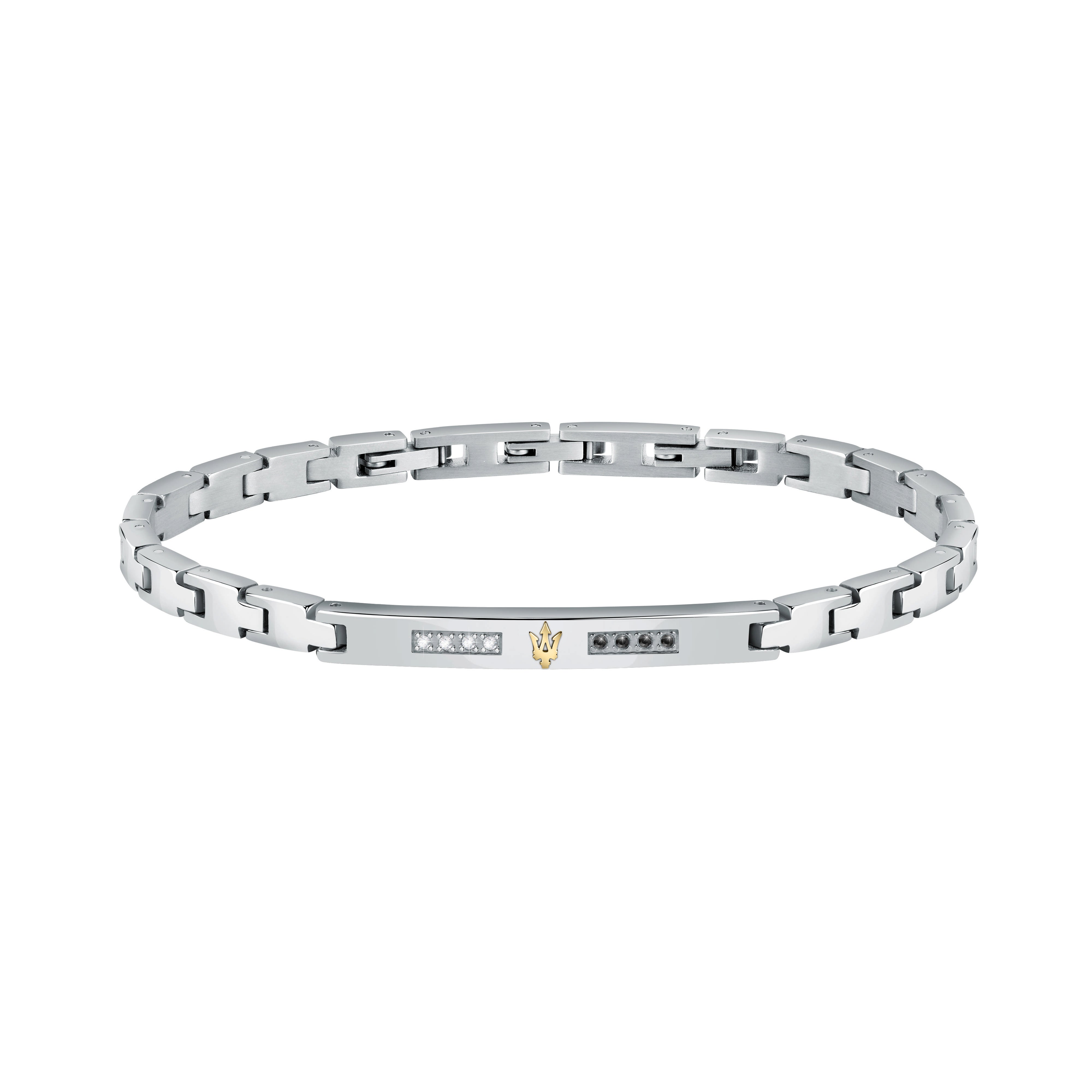 Maserati Jewels Stainless Steel Bracelet JM521ATY12 For Men - Premium  from Rapidvehicles - Just $163.99! Shop now at Rapidvehicles