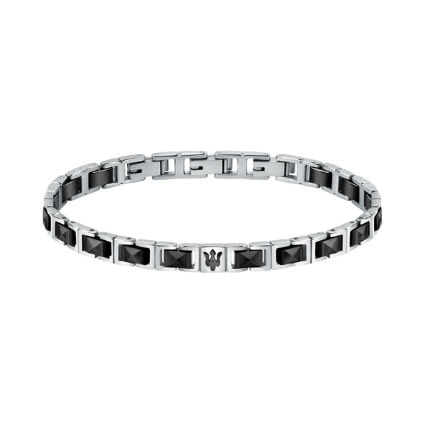 Maserati Jewels Stainless Steel And Ceramic Bracelet JM420ATI07