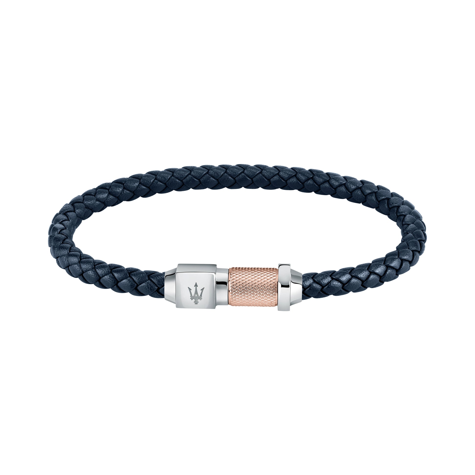 Maserati Jewels Recycled Leather And Stainless Steel Bracelet - Premium  from Rapidvehicles - Just $121.49! Shop now at Rapidvehicles