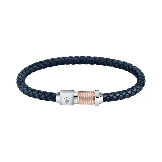 Maserati Jewels Recycled Leather And Stainless Steel Bracelet - Premium  from Rapidvehicles - Just $134.99! Shop now at Rapidvehicles