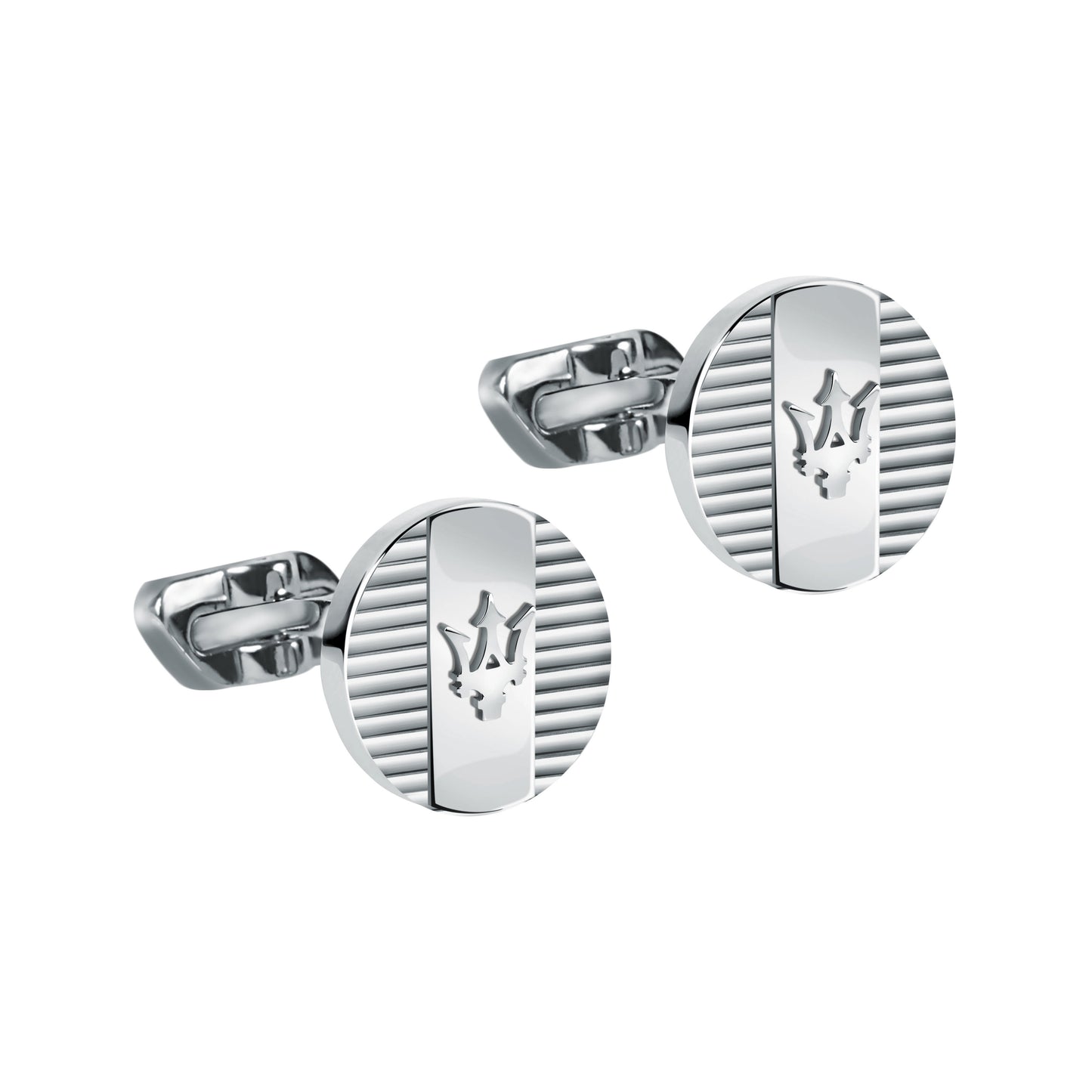 Maserati Jewels Stainless Steel Cufflinks JM121ATK13 For Men - Premium  from Rapidvehicles - Just $105.99! Shop now at Rapidvehicles