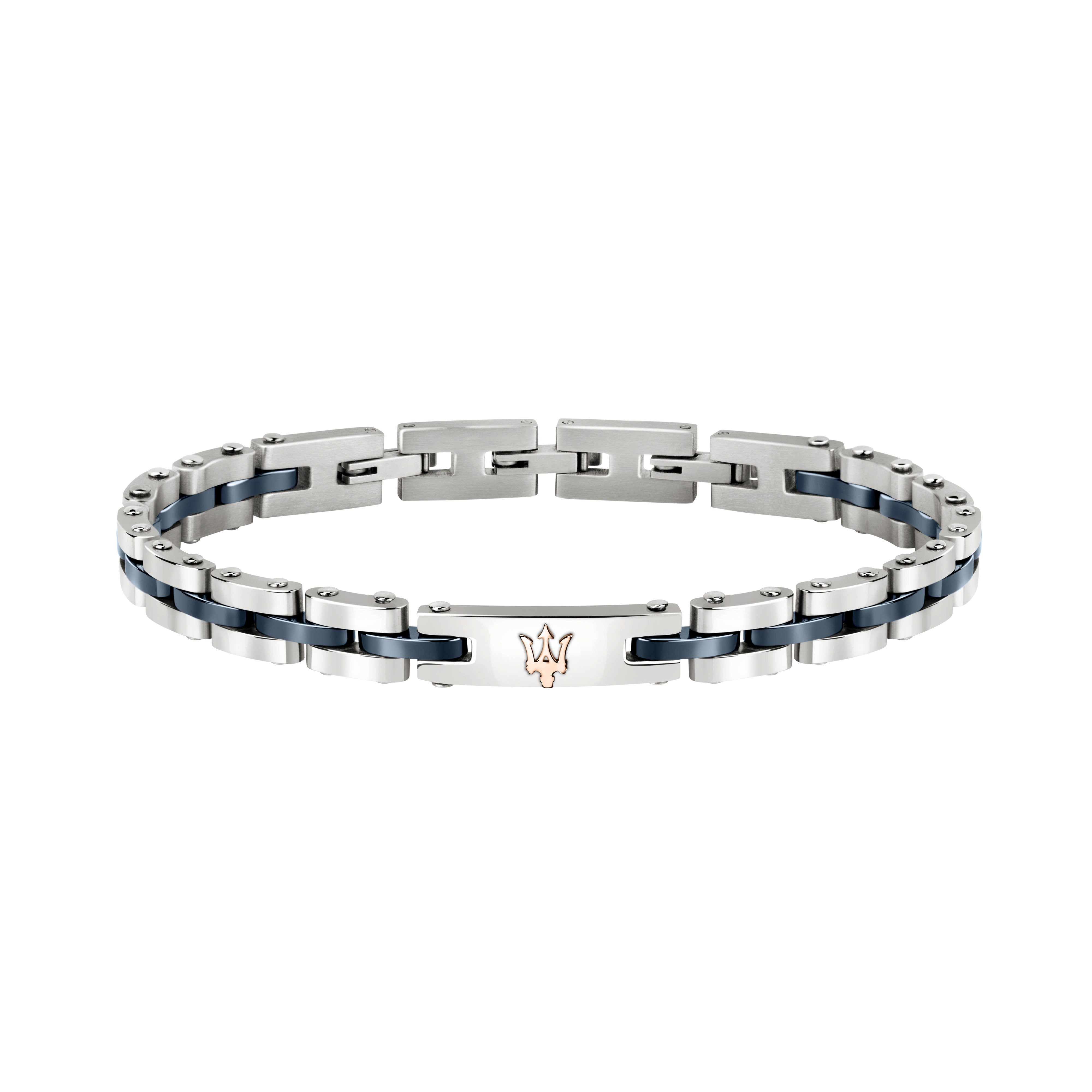 Maserati Jewels Stainless Steel And Ceramic Bracelet JM220ASR08 For Men - Premium  from Rapidvehicles - Just $113.99! Shop now at Rapidvehicles