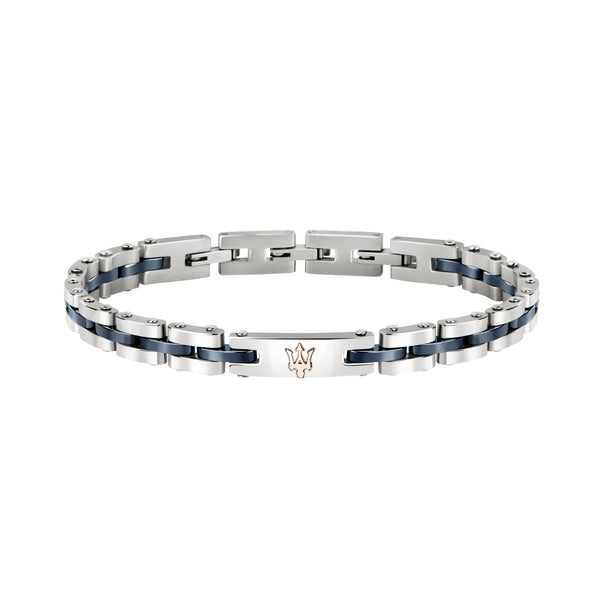 Maserati Jewels Stainless Steel And Ceramic Bracelet JM220ASR08