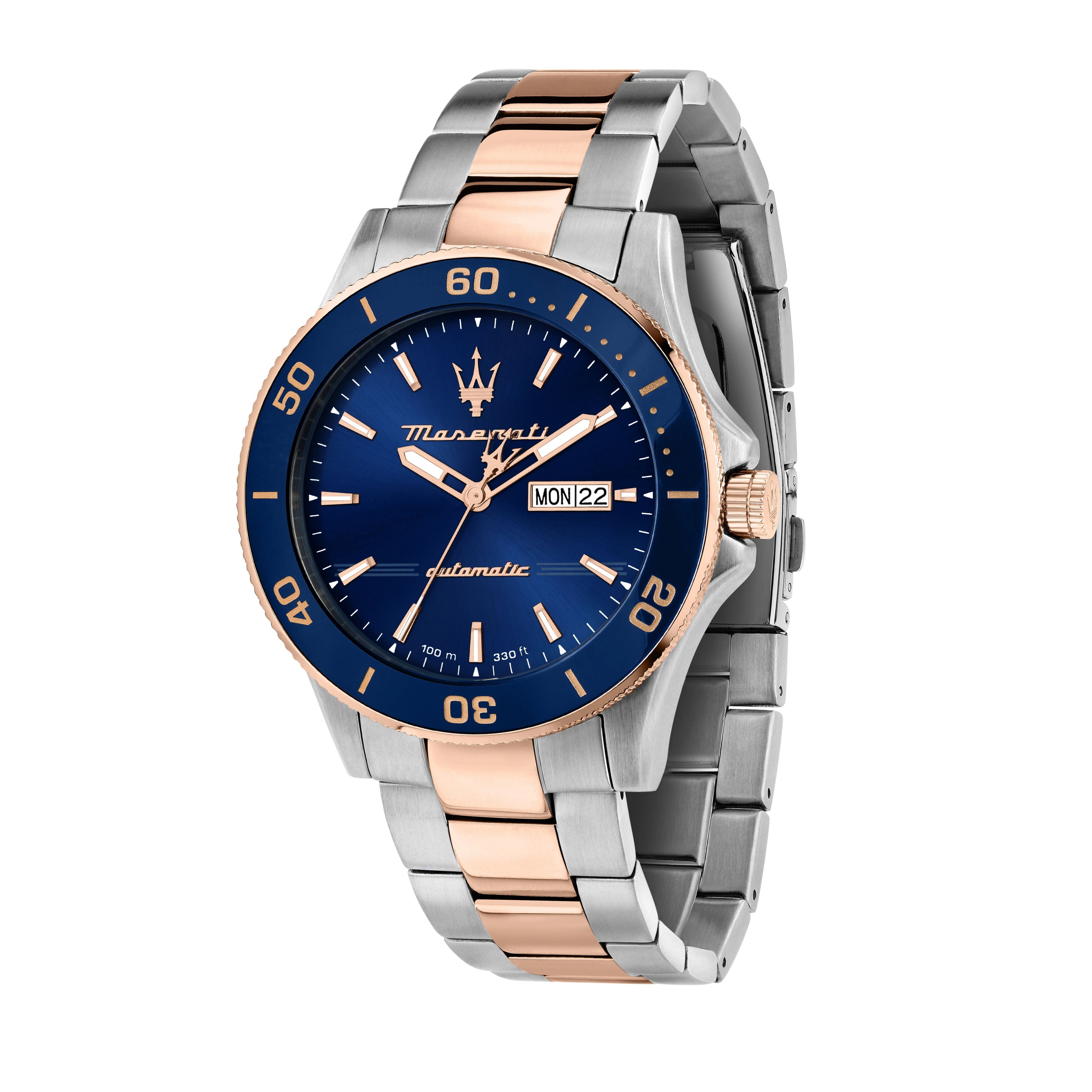 Maserati Competizione Lifestyle Stainless Steel Blue Dial Automatic R8823100001 100M Men's Watch - Premium  from Rapidvehicles - Just $591.99! Shop now at Rapidvehicles