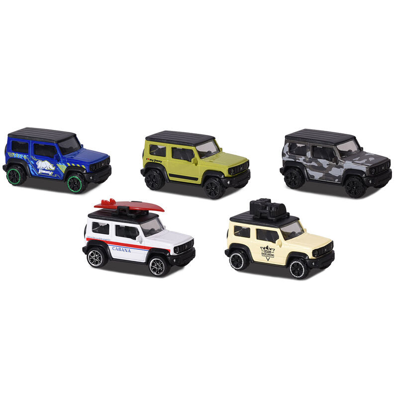 Set 5 Suzuki Jimy metal cars 7,5cm - Premium  from Rapidvehicles - Just $31.99! Shop now at Rapidvehicles