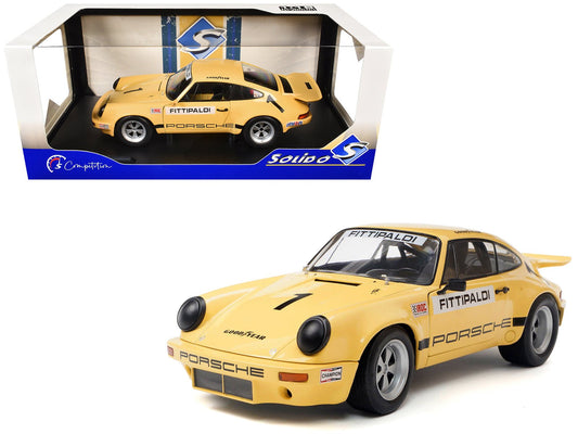 Porsche 911 IROC 1 Emerson Fittipaldi "International Race of Champions" (1974) "Competition" Series 1/18 Diecast Model Car by Solido free shipping USA - Rapid Vehicles