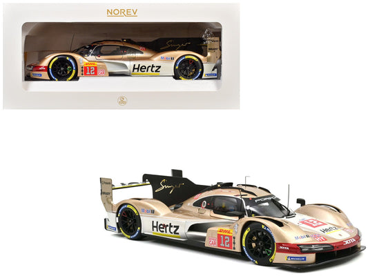 Porsche 963 12 Callum Ilott - Will Stevens "Hertz Team Jota" Winner "6 Hours of Spa - Francorchamps" (2024) 1/18 Diecast Model Car by Norev free shipping USA - Rapid Vehicles