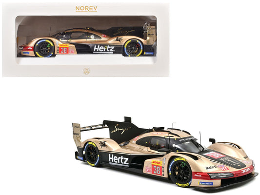 Porsche 963 38 Jenson Button - Phil Hanson - Oliver Rasmussen "Hertz Team Jota" "Lone Star Le Mans" (2024) 1/18 Diecast Model Car by Norev free shipping USA - Rapid Vehicles
