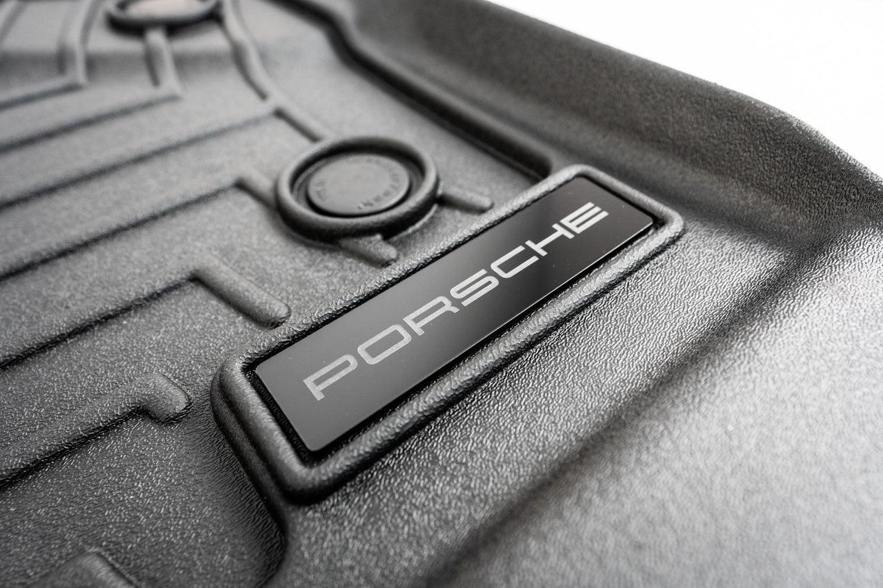 Porsche Logo Emblem for Weathertech All Weather Floor Mats (Single) - Porsche 911 Cayman Cayenne Boxter Macan Taycan - Rapid Vehicles