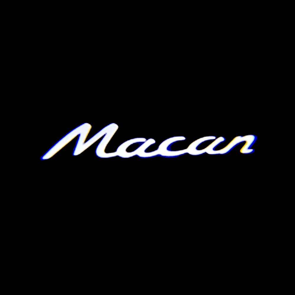 Porsche Macan Premium Door Puddle Lights Various Designs 2014-2026 - Rapid Vehicles