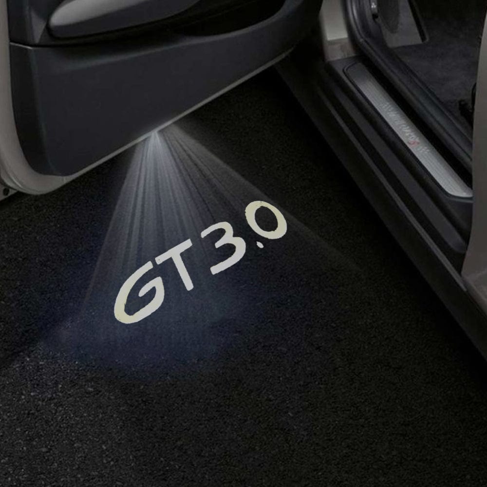 Porsche 992 GT3 Premium Door Puddle Lights Various Designs 2021-2026
