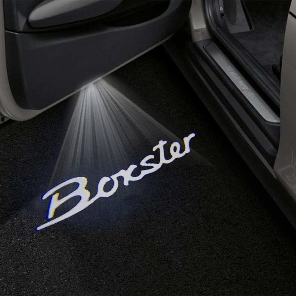 Porsche Boxster 981/982 3rd/4th Gen Premium Door Puddle Lights Various Designs 2012-2026