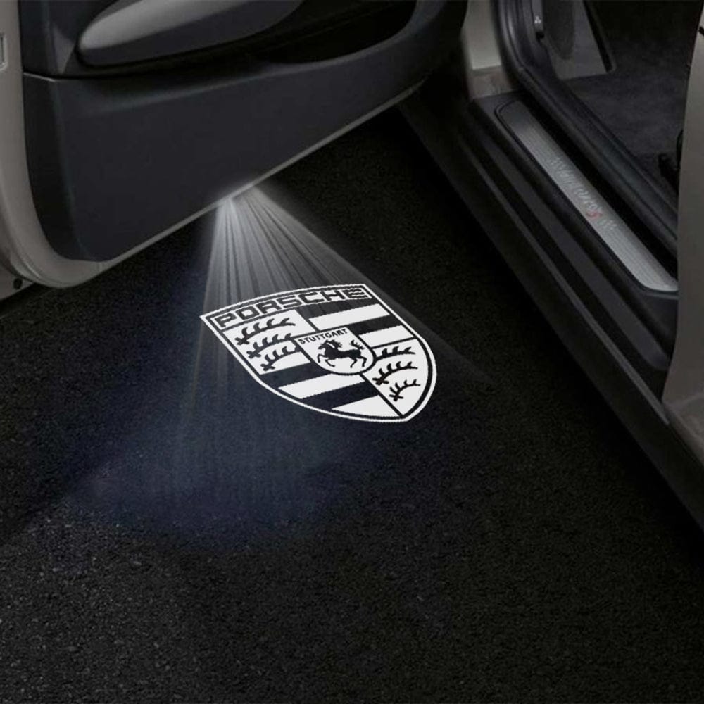 Porsche 997 GT2/GT3 Premium Door Puddle Lights Various Designs 2006-2012