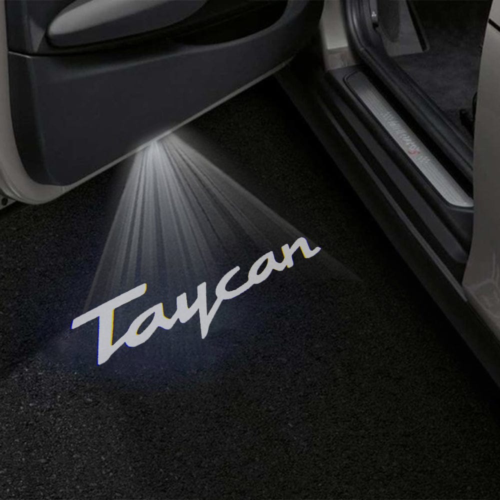 Porsche Taycan 9J1 Premium Door Puddle Lights Various Designs 2020-2026 - Rapid Vehicles