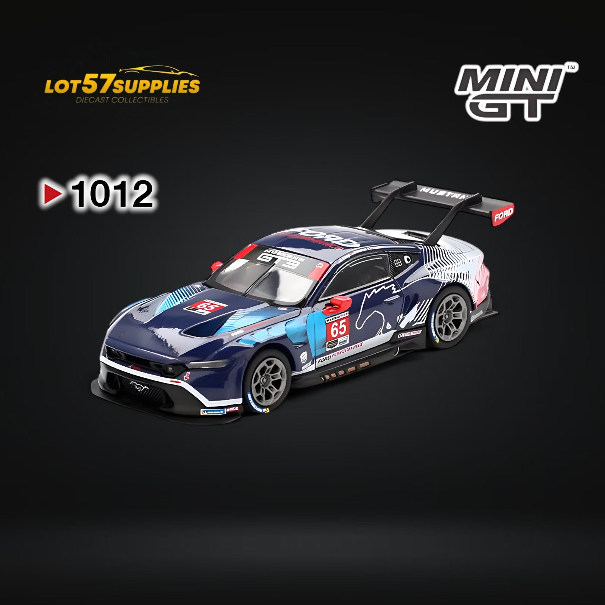 (Pre-Order) Mini-GT Ford Mustang GT3 65 1:64 - Rapid Vehicles