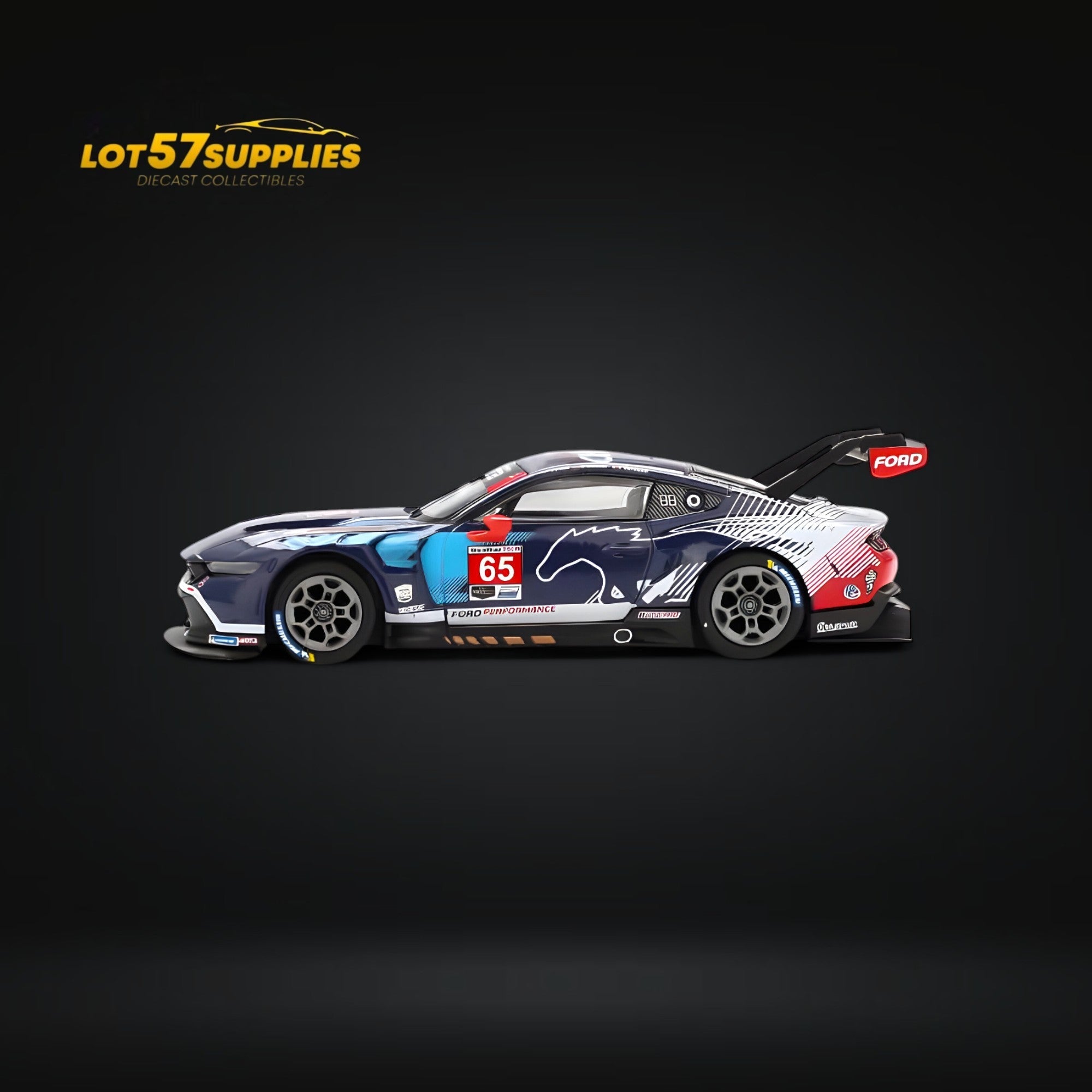 (Pre-Order) Mini-GT Ford Mustang GT3 65 1:64 - Rapid Vehicles