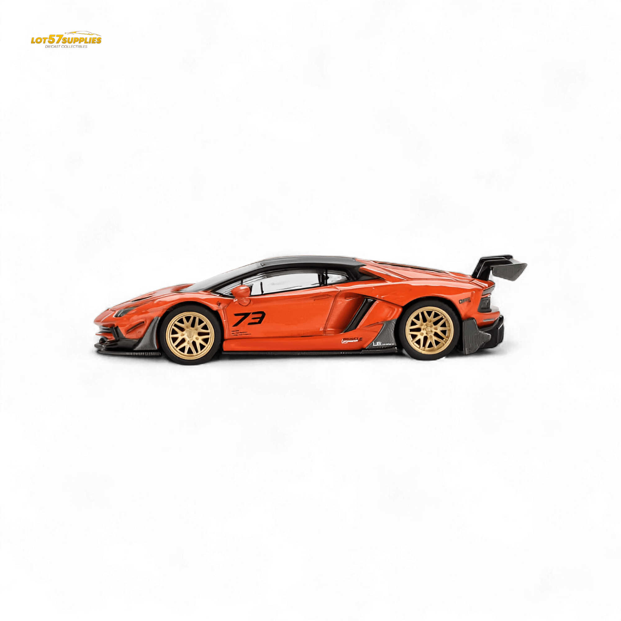 (Pre-Order) Mini GT Lamborghini Aventador Orange 1:64 - Rapid Vehicles