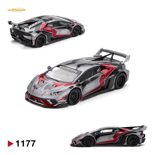 (Pre-Order) Mini GT LB Works Lamborghini Huracan GT RONIN 1:64 - Rapid Vehicles