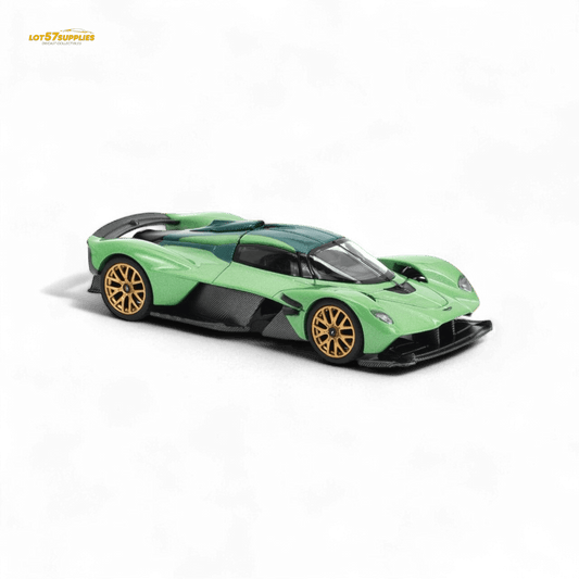 (Pre-Order) PopRace Aston Martin Valkyrie Iridescent Emerald 1:64 - Rapid Vehicles
