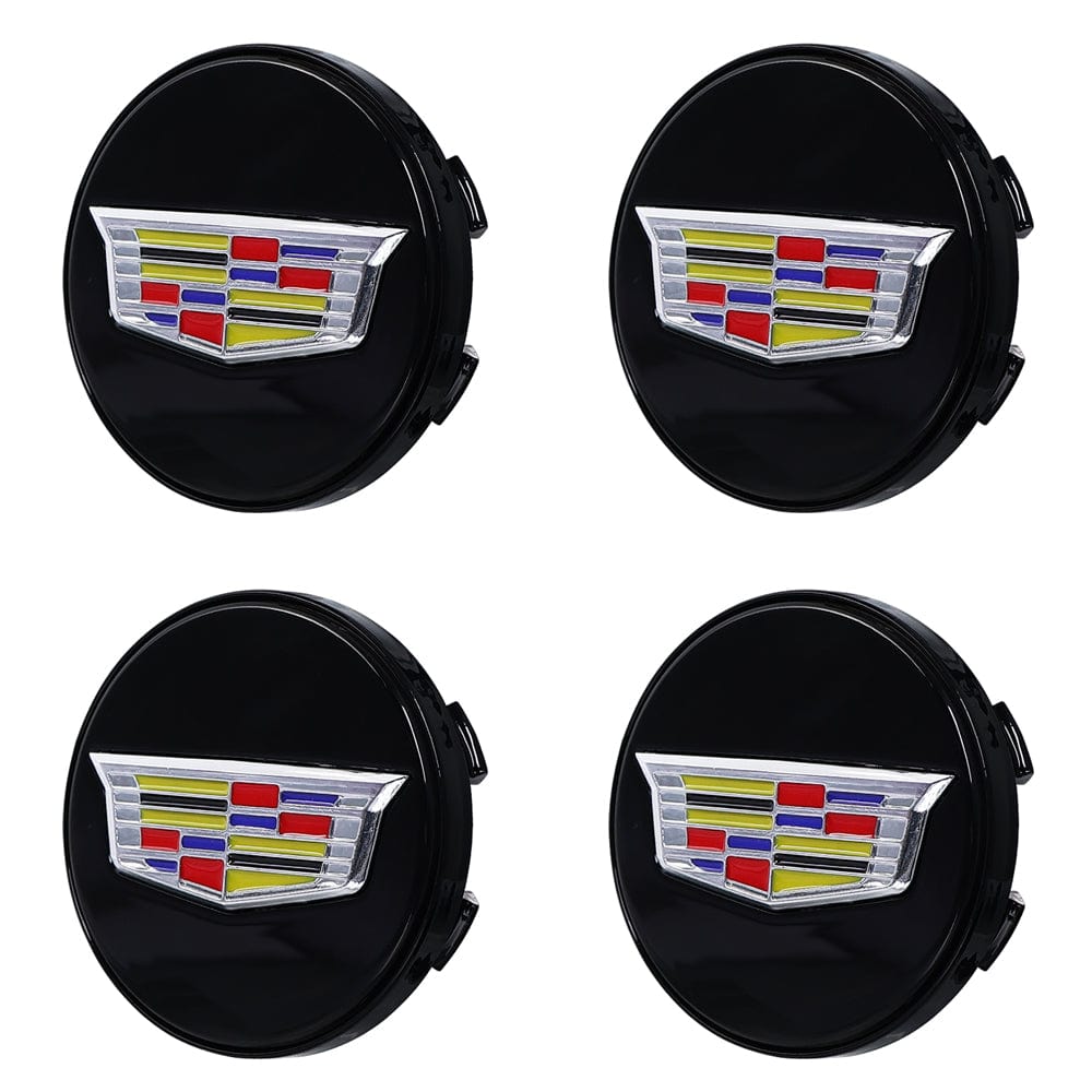 Premium LED Floating Wheel Logo Center Hub Caps Various Designs for Cadillac - Rapid Vehicles