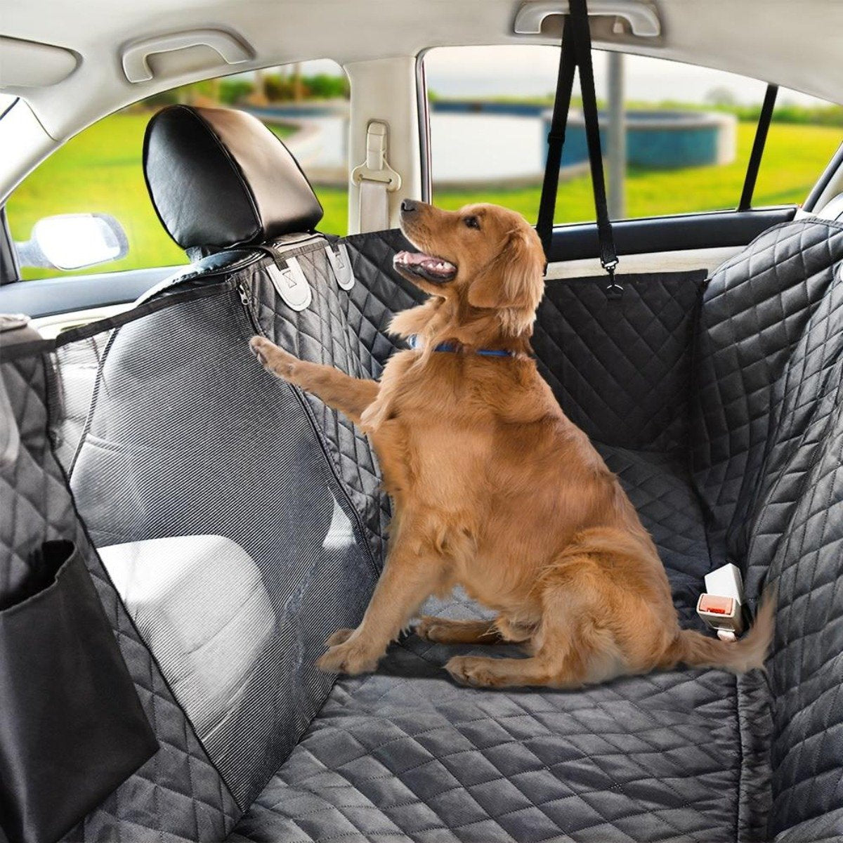 Waterproof Pet Car Seat Covers - Premium Pets from Yellow Pandora - Just $62.99! Shop now at Rapidvehicles