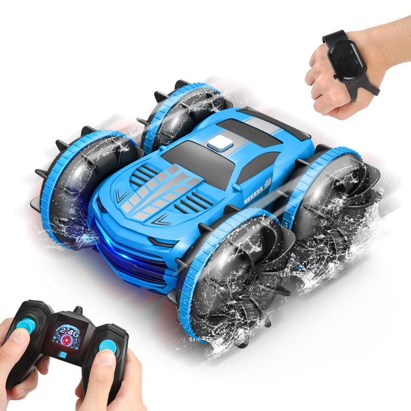 2.4GHz Dual Control Waterproof 4WD All Terrain RC Stunt Car - Premium Toys from Yellow Pandora - Just $54.99! Shop now at Rapidvehicles