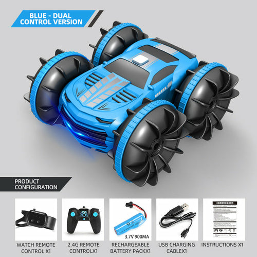 2.4GHz Dual Control Waterproof 4WD All Terrain RC Stunt Car - Premium Toys from Yellow Pandora - Just $54.99! Shop now at Rapidvehicles