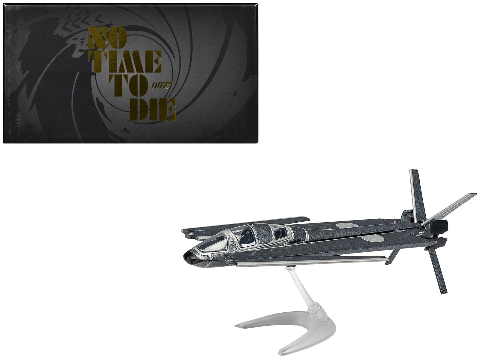 Q Glider Gray Metallic James Bond 007 "No Time To Die" (2021) Movie Diecast Model by Corgi free shipping USA - Rapid Vehicles
