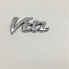 Color: silver - For Toyota Vitz Chrome Emblem Hatchback Badge Letters Rear Trunk Nameplate - Premium Car Stickers from Rapidvehicles - Just $14.99! Shop now at Rapidvehicles