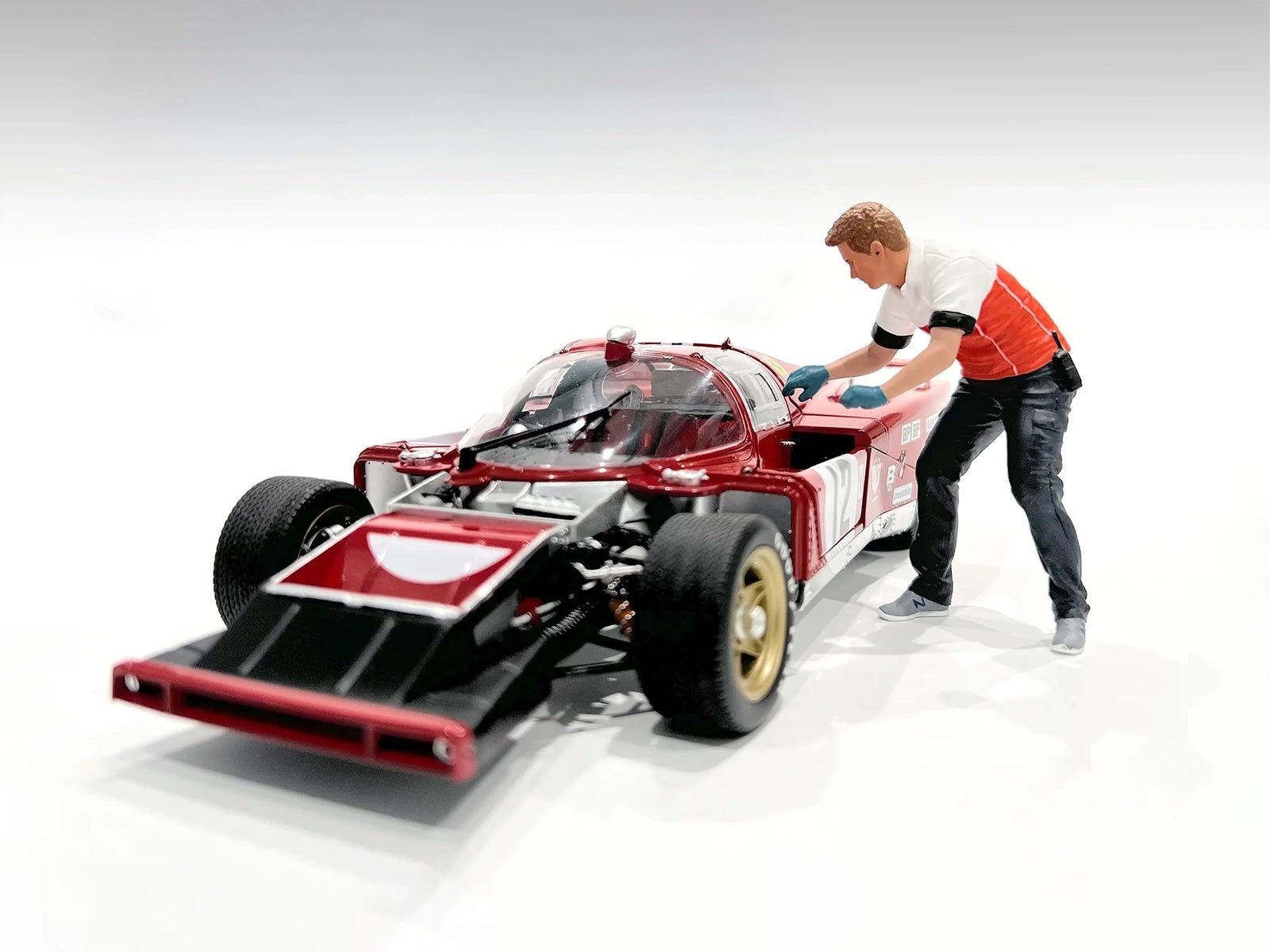 "Race Crew" Figure 6 for 1/18 scale models by American Diorama free shipping USA - Rapid Vehicles