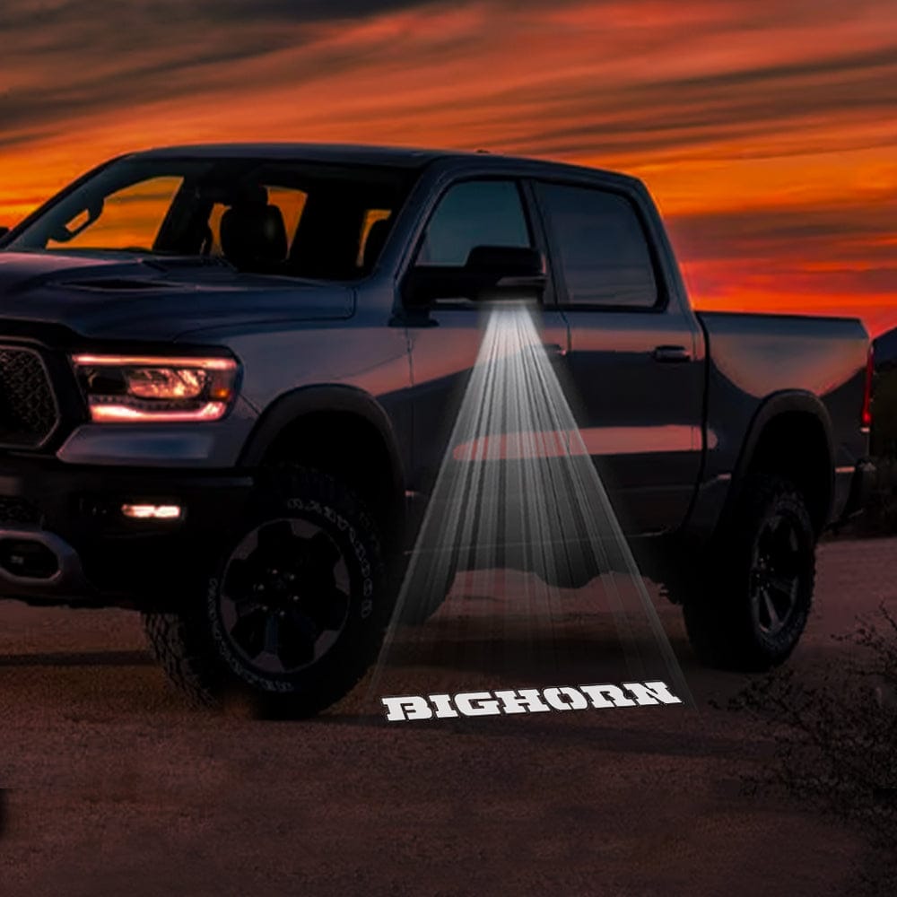 RAM 1500 3rd/4th/5th Gen Premium Side Wing Mirror Puddle Lights Various Designs 2002-2026