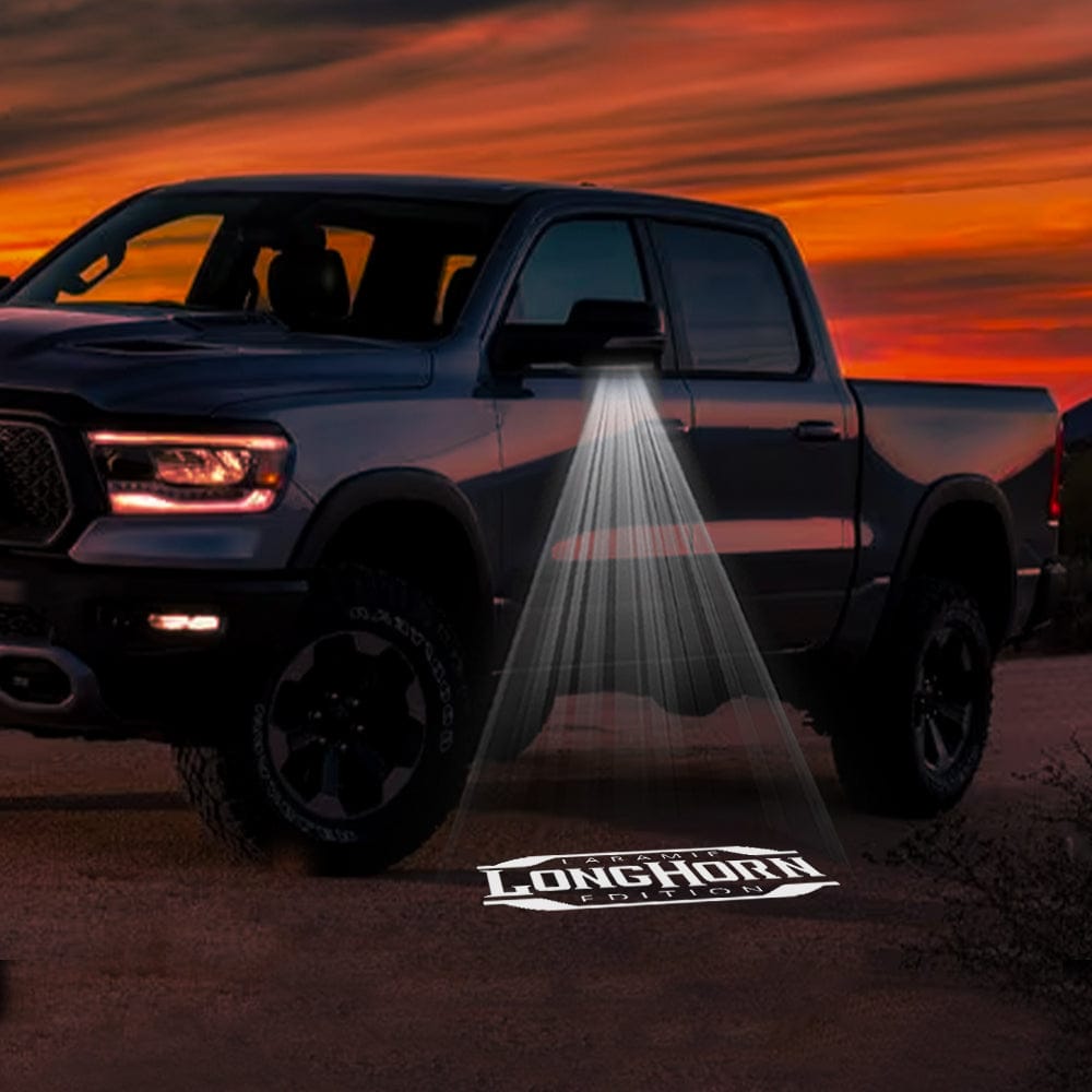 RAM 1500 3rd/4th/5th Gen Premium Side Wing Mirror Puddle Lights Various Designs 2002-2026
