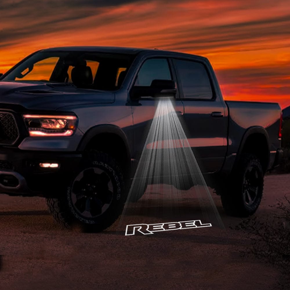 RAM 1500 3rd/4th/5th Gen Premium Side Wing Mirror Puddle Lights Various Designs 2002-2026