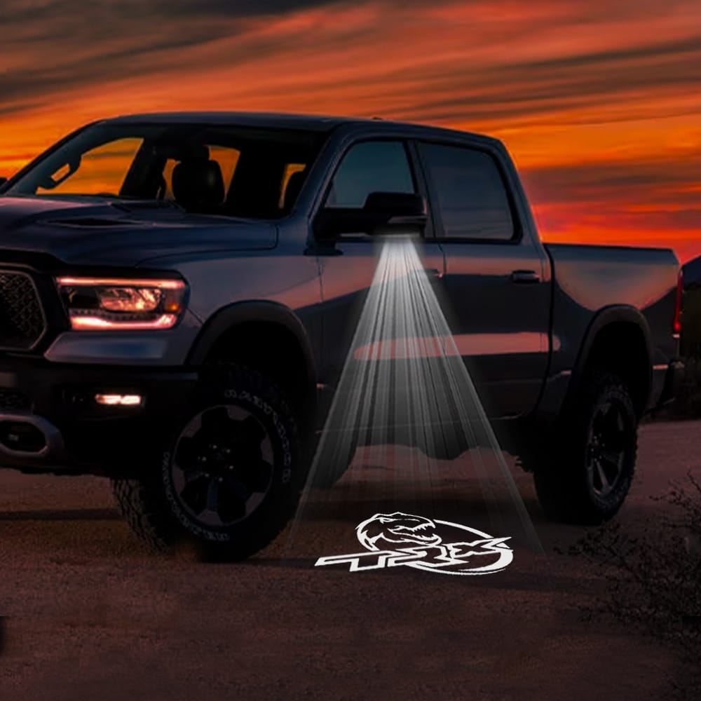 RAM 2500 3rd/4th/5th Gen Premium Side Wing Mirror Puddle Lights Various Designs 2003-2026
