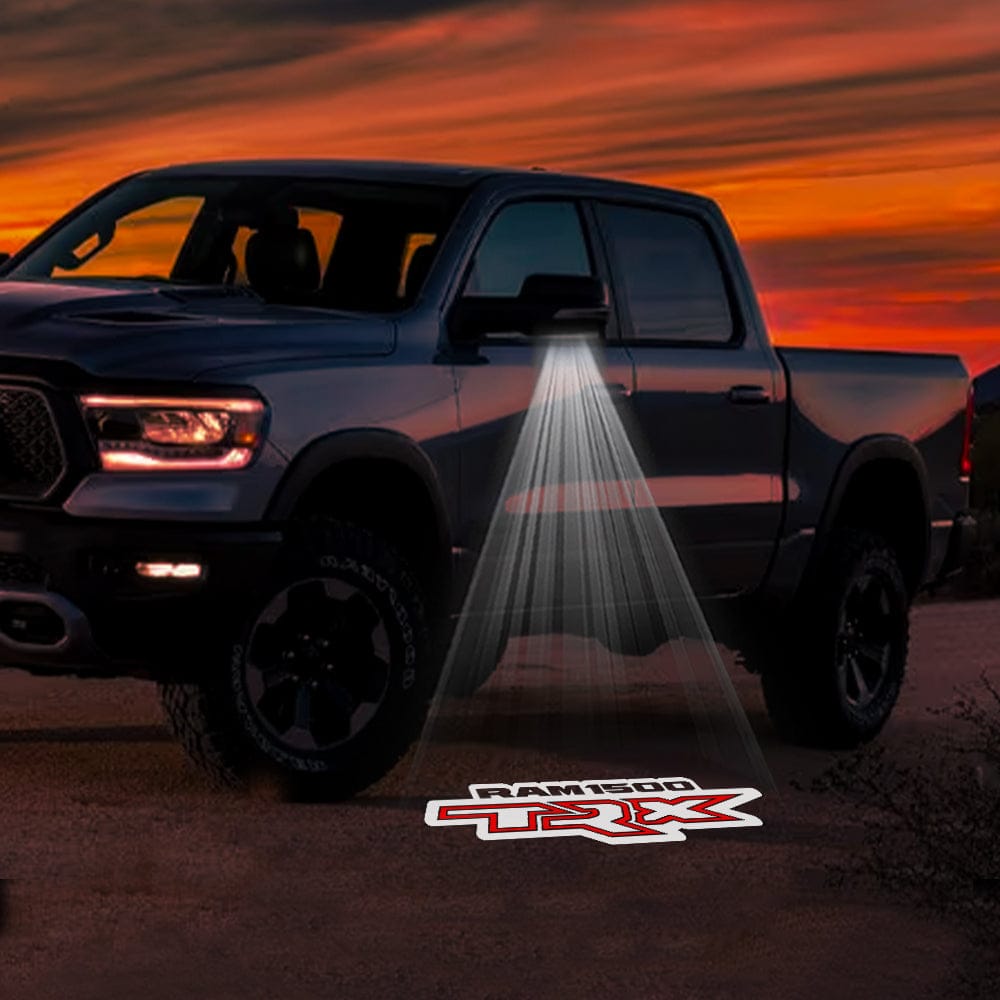 RAM TRX Premium Side Wing Mirror Puddle Lights Various Designs 2021-2024