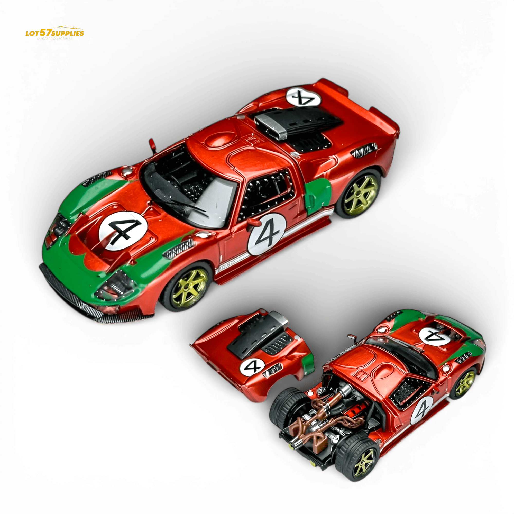 Rhino Model RM Ford GT40 Le Mans 1:64 - Rapid Vehicles