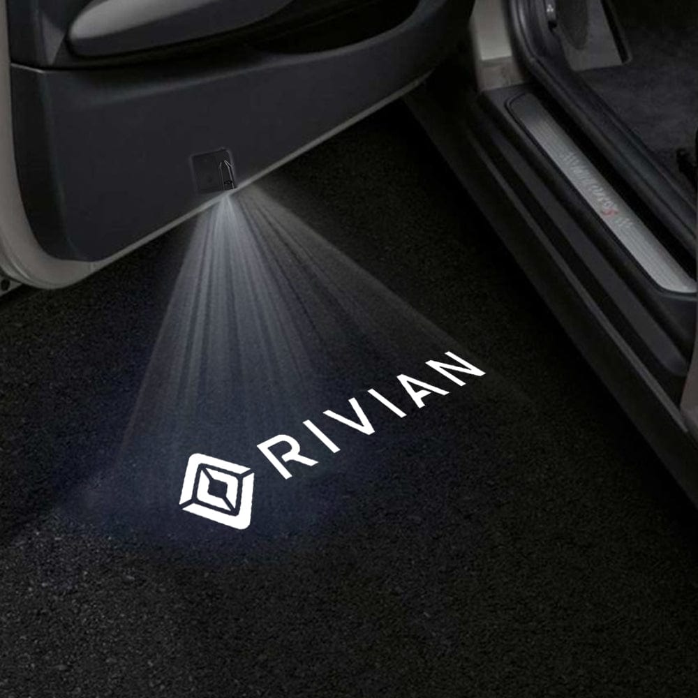 Rivian R1T Door Stick On Puddle Lights Various Designs 2022-2026