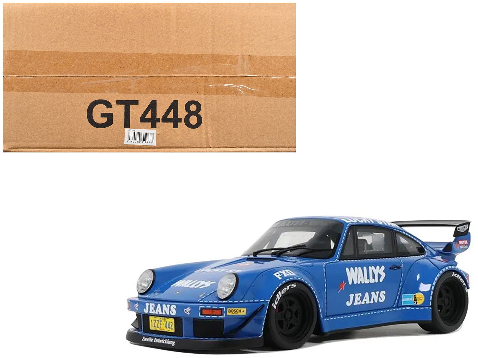 RWB Bodykit "OSHO Arrow" Blue 1/18 Model Car by GT Spirit free shipping USA - Rapid Vehicles