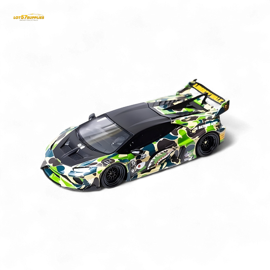 Flame Lamborghini Huracan LP610-4 LWBK WideBody Camouflage 1:64