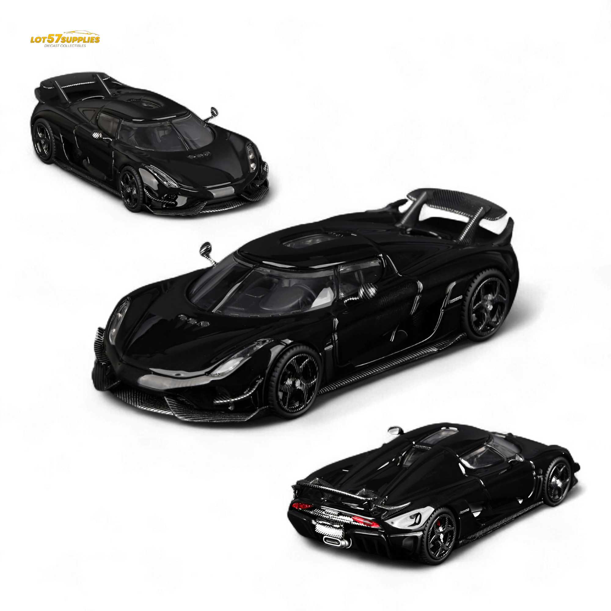 SC ART Regera Pearl Black 1:64 - Rapid Vehicles