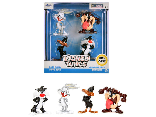 Set of 4 Diecast Figures "Looney Tunes" "Metalfigs" Series Diecast Models by Jada free shipping USA - Rapid Vehicles