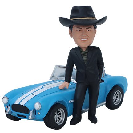 Shelby 427 Cobra 60th Anniversary L. E. Official Bobblehead - Rapid Vehicles