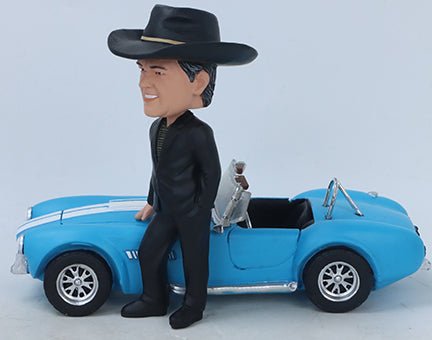 Shelby 427 Cobra 60th Anniversary L. E. Official Bobblehead - Rapid Vehicles