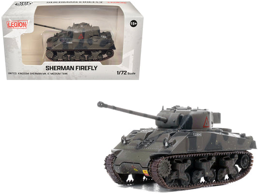Sherman Firefly Mk.VC Medium Tank "Polish 1st Armoured Division Black Devils Battle of Falaise France" (1944) Polish Armed Forces in the West 1/72 Diecast Model by Legion free shipping USA - Rapid Vehicles