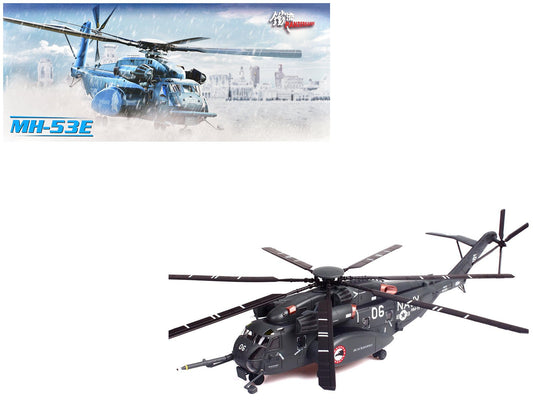 Sikorsky MH - 53E Sea Dragon Helicopter "United States Navy Blackhawks Tail Number 06" Dark Gray 1/72 Diecast Model by Panzerkampf free shipping USA - Rapid Vehicles