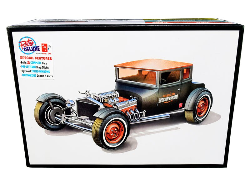 Skill 2 Model Kit 1925 Ford Model T "Chopped" Set of 2 pieces 1/25 Scale Model by AMT free shipping USA - Rapid Vehicles